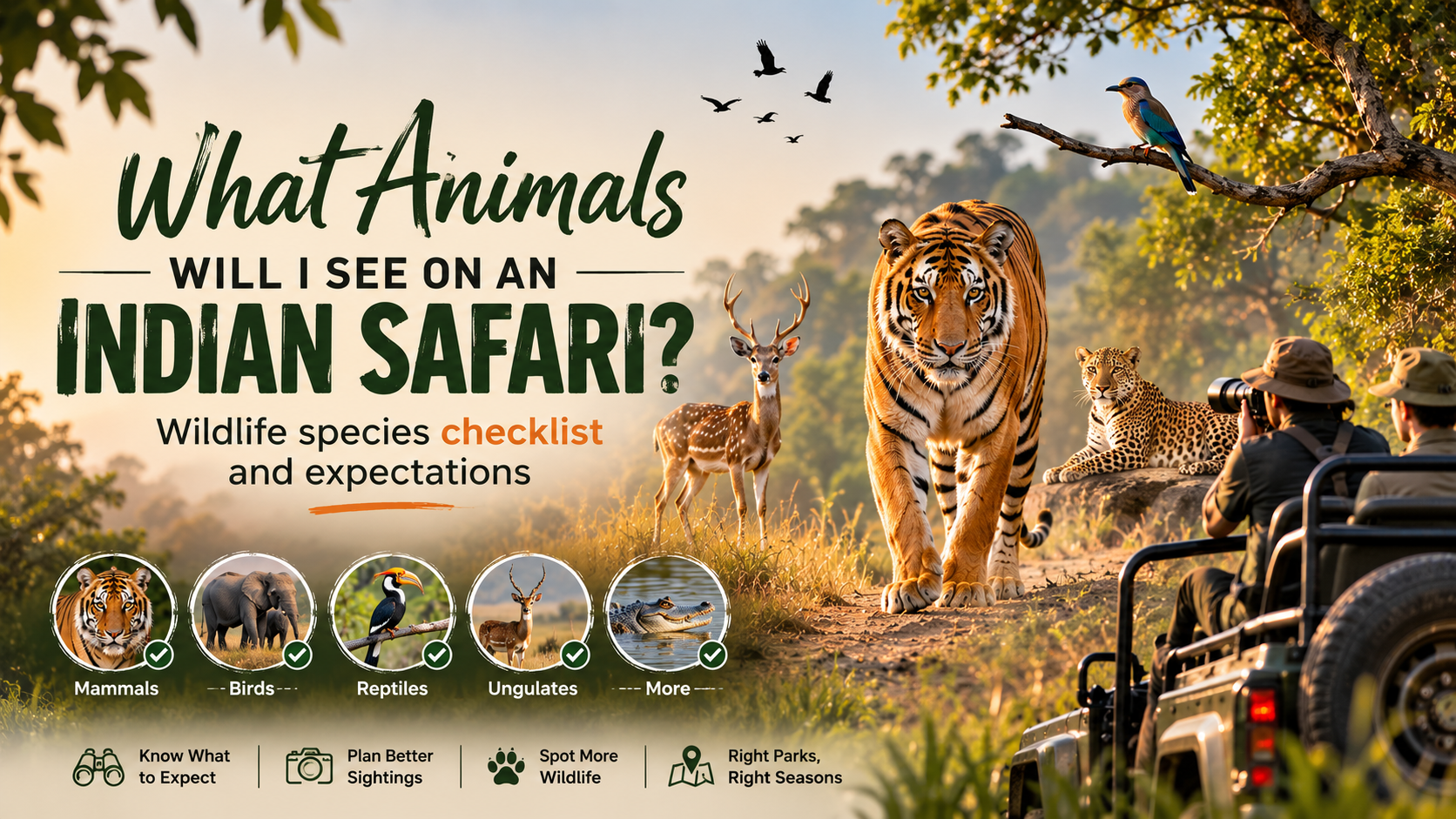 What Animals Will I See on an Indian Safari